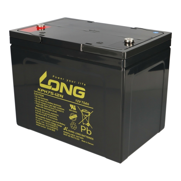 Kung Long Akku 12V 75Ah KPH75-12N M6 AGM